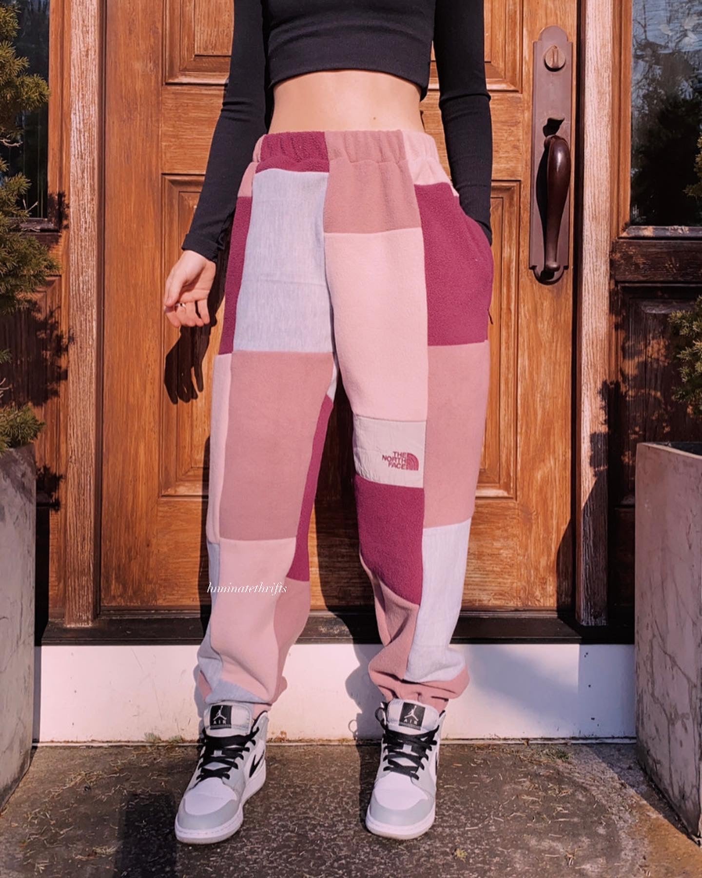 (S/M) Lush Plum Reworked Joggers