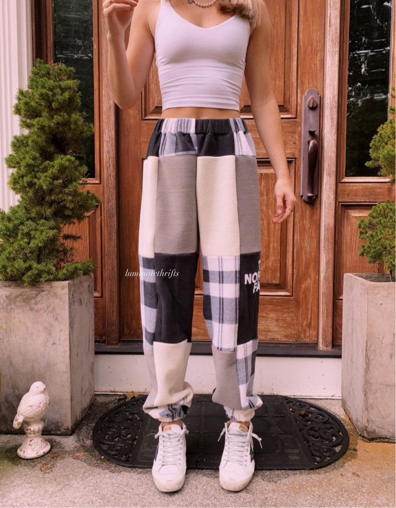 (XS-M) Diamond Flannel Reworked Joggers
