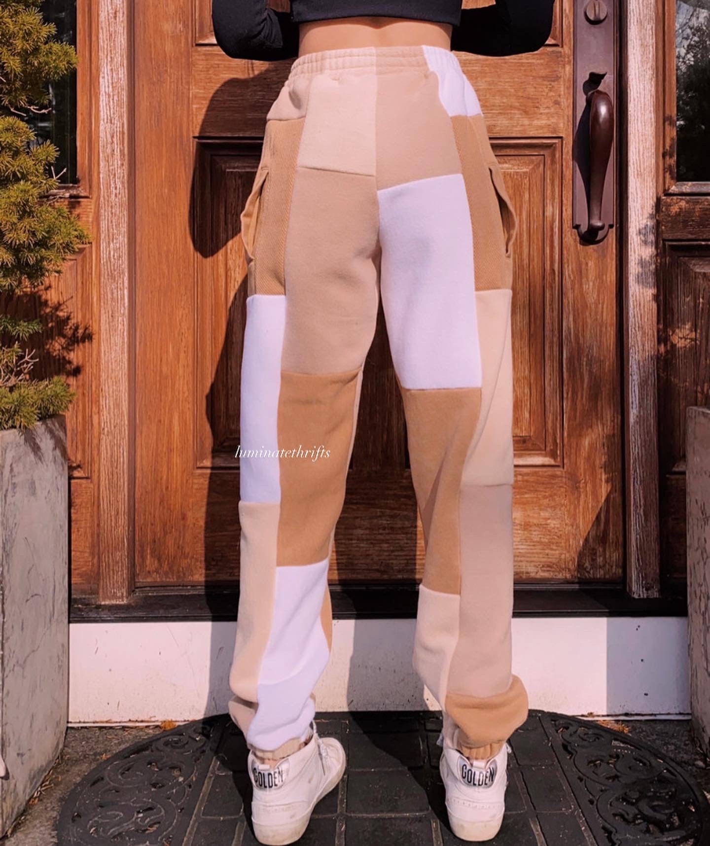 (XS/S) Neutral Harley Reworked Joggers