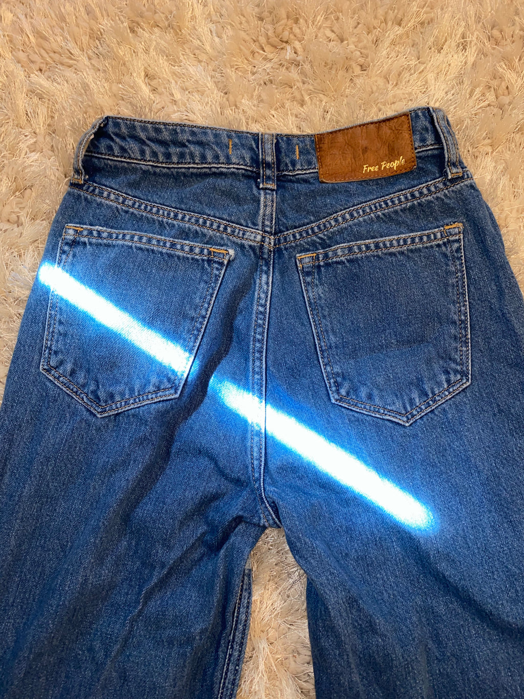 Free People Colorblock Jeans