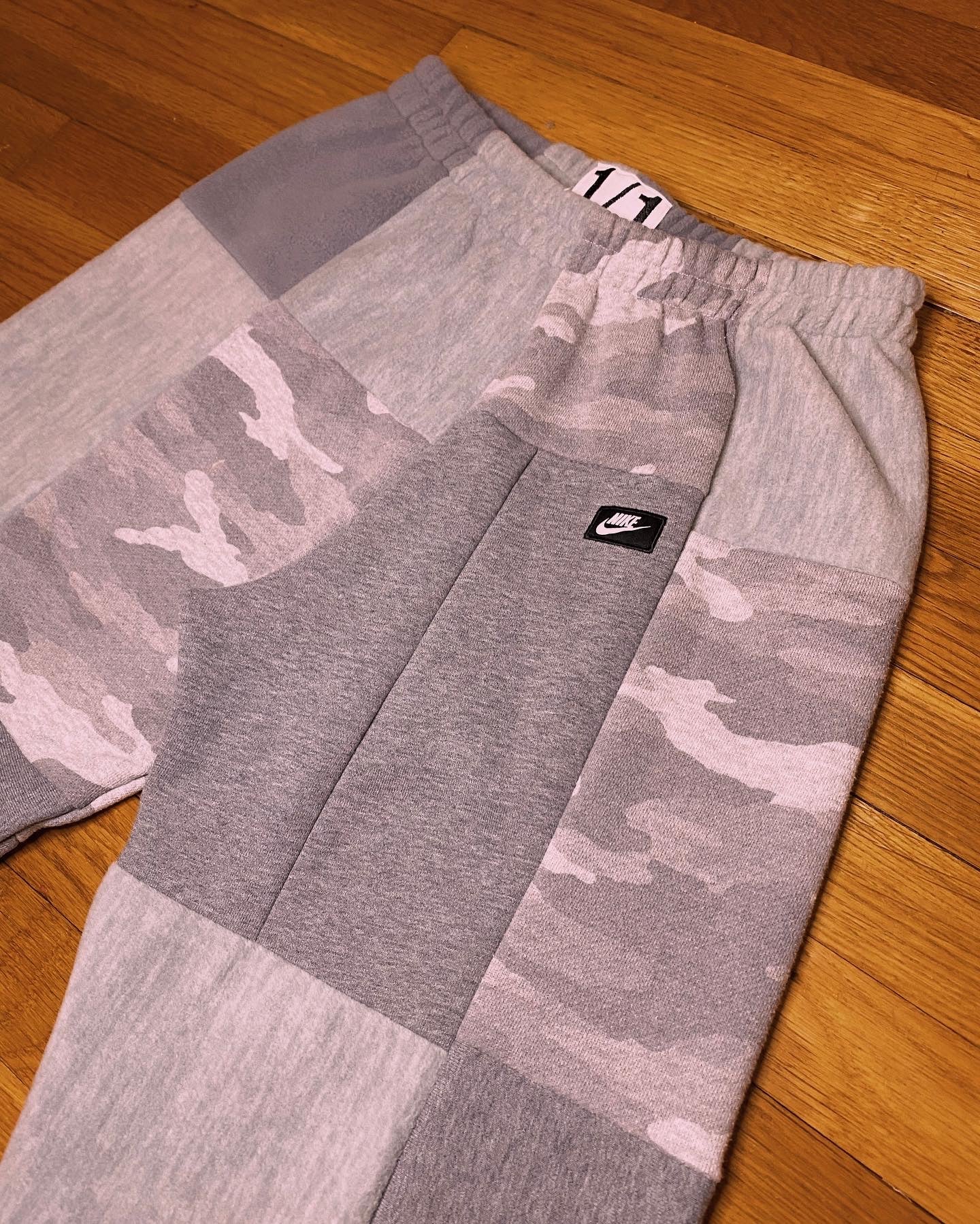 (S/M) Diamond Camo Reworked Joggers