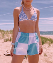 Load image into Gallery viewer, Sea Blue Colorblock Shorts
