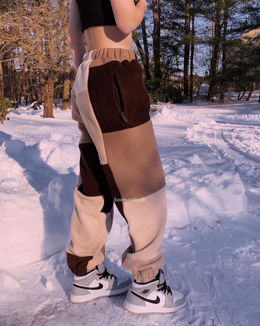 (S/M) Hot Chocolate Reworked Joggers