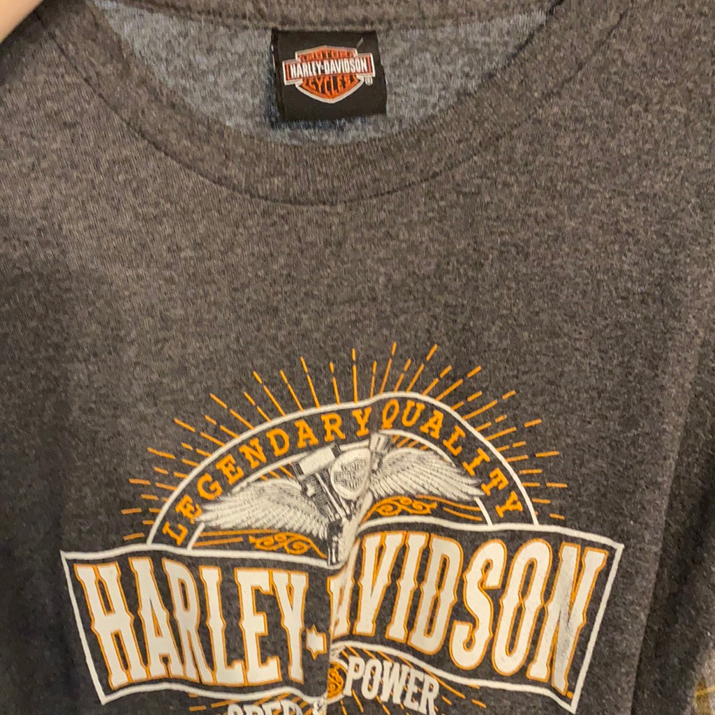 (L) Harley X Flannel Reworked Shirt