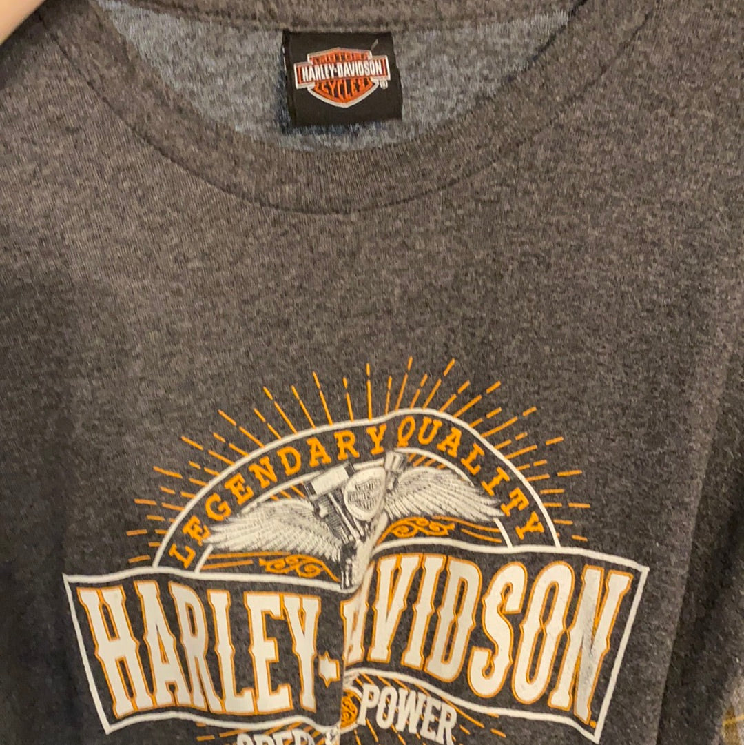(L) Harley X Flannel Reworked Shirt
