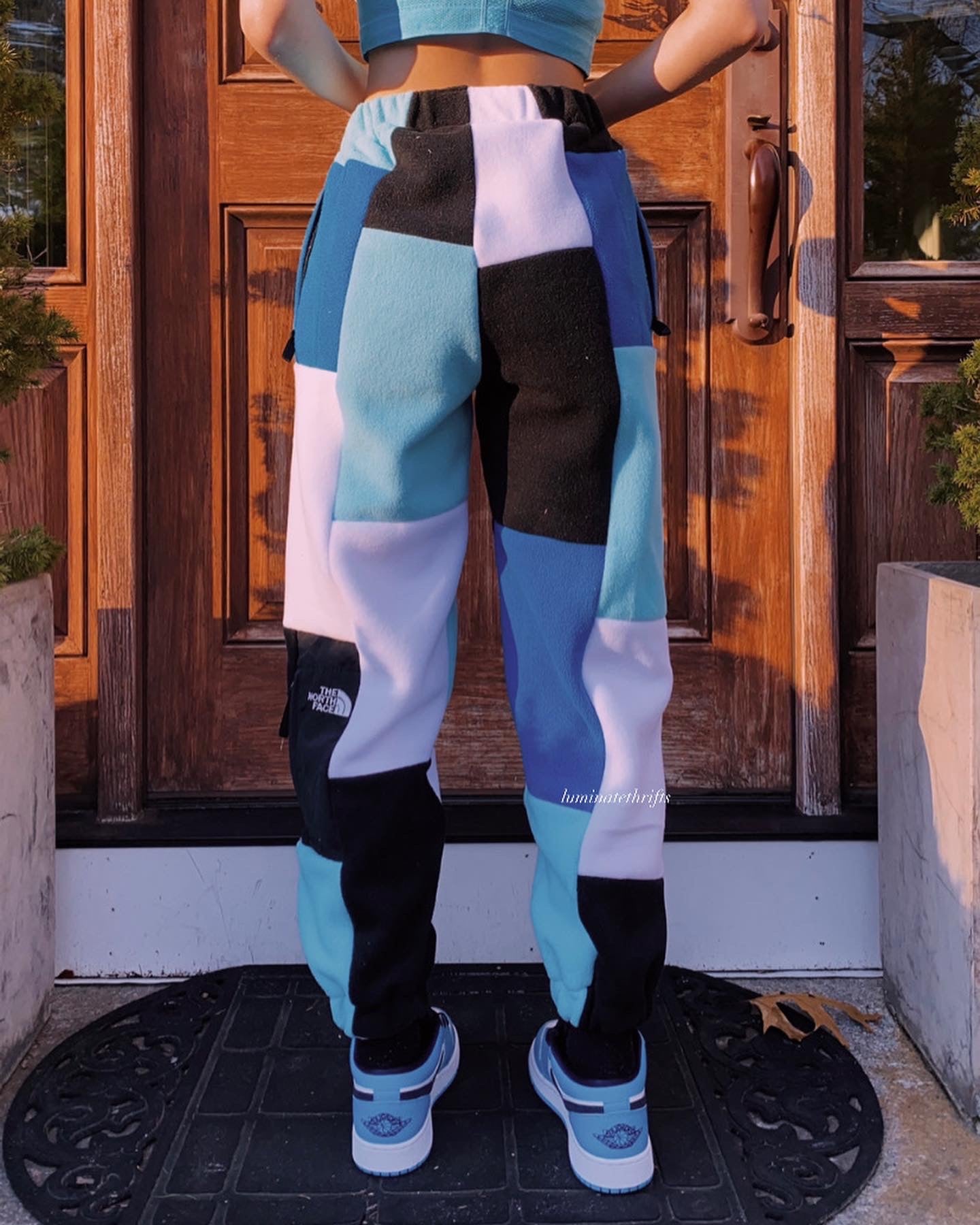 (XS/S) Glacier Blue Reworked Joggers