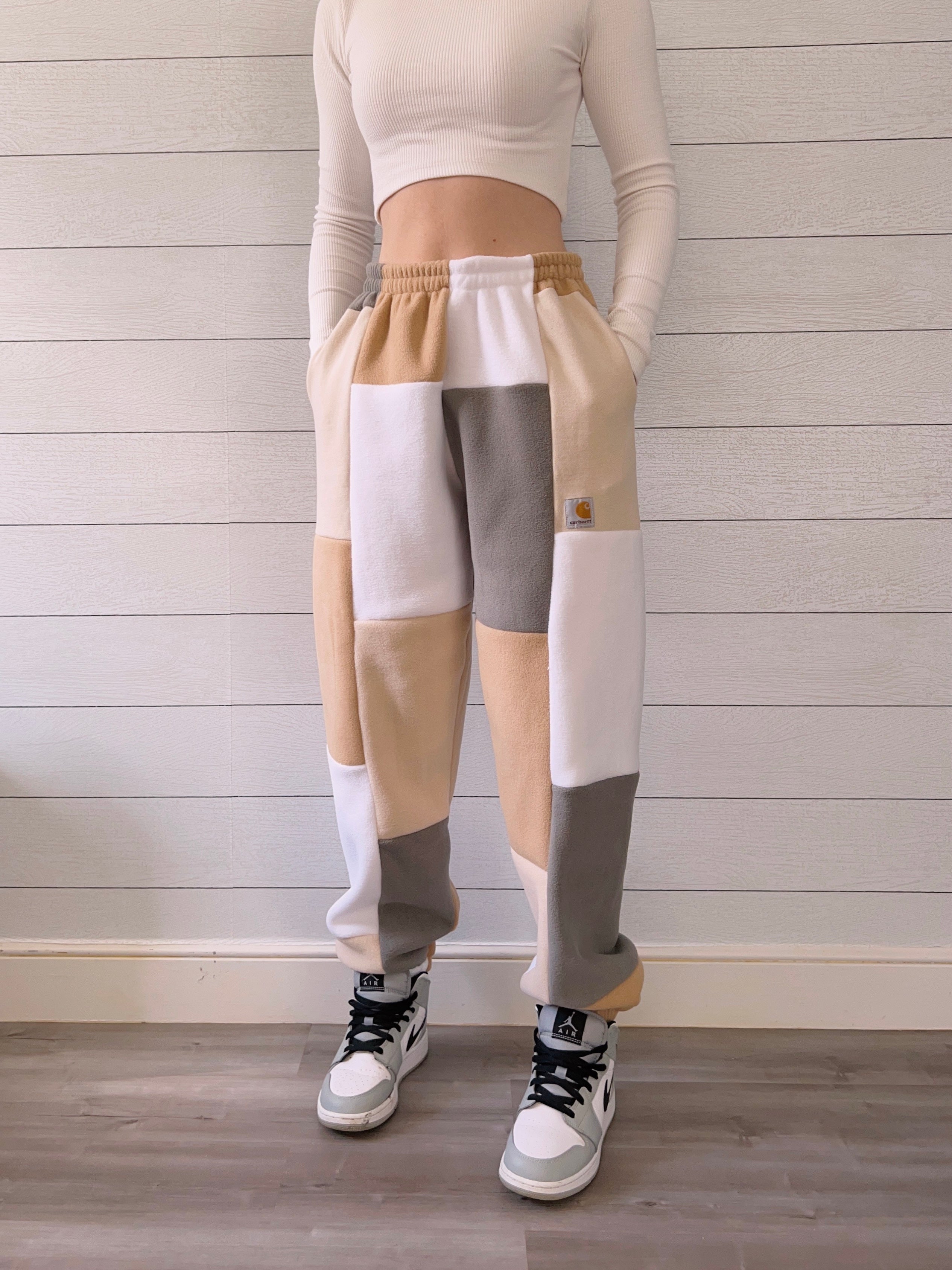 (S/M) Rustic Ash Reworked 1/1 Joggers +pockets
