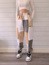 Load image into Gallery viewer, (S/M) Rustic Ash Reworked 1/1 Joggers +pockets
