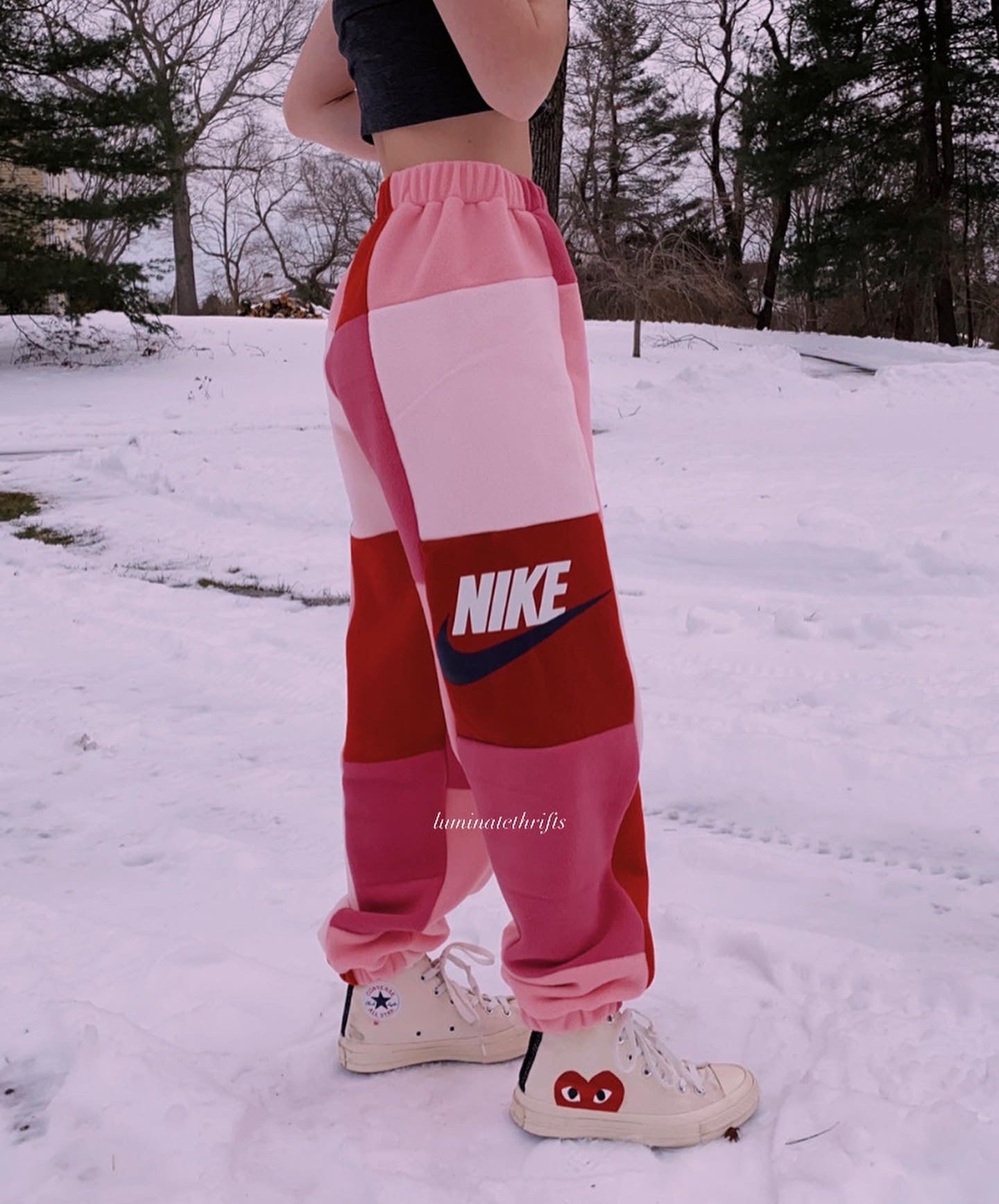 (M/L) Rose Reworked Joggers