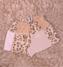 Load image into Gallery viewer, (xs/s) Neutral Leopard Reworked Shorts
