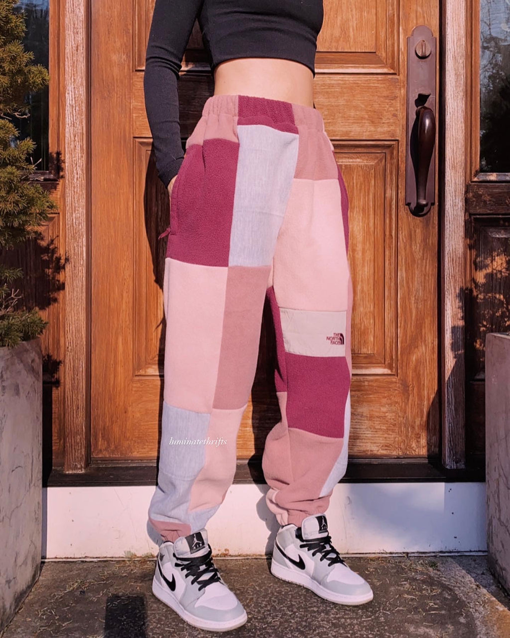 (S/M) Lush Plum Reworked Joggers