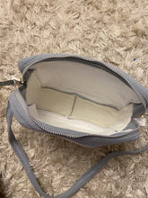 Load image into Gallery viewer, Sea Blue Reworked Pouch to Crossbody
