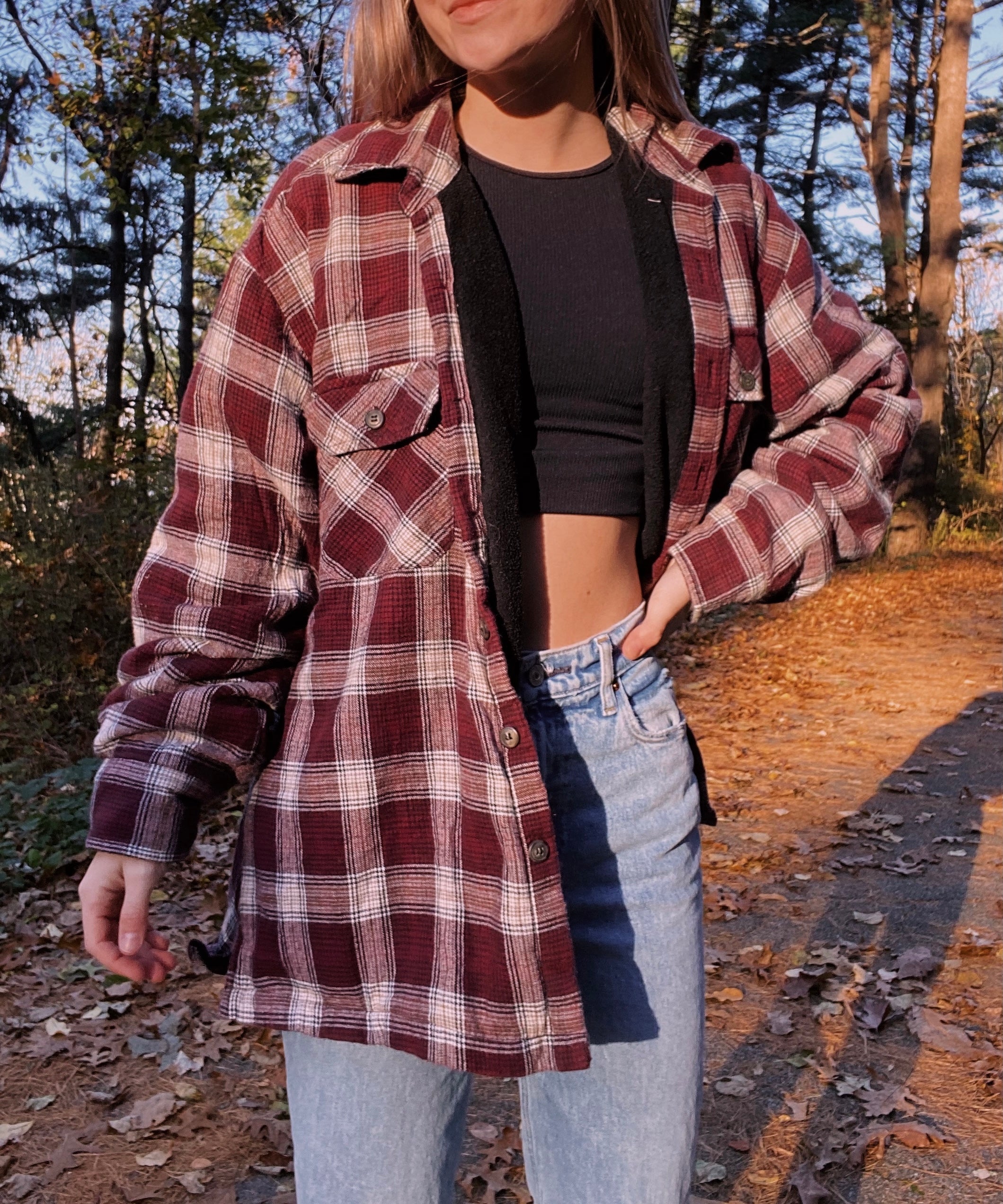 (L) Fleece Lined Flannel