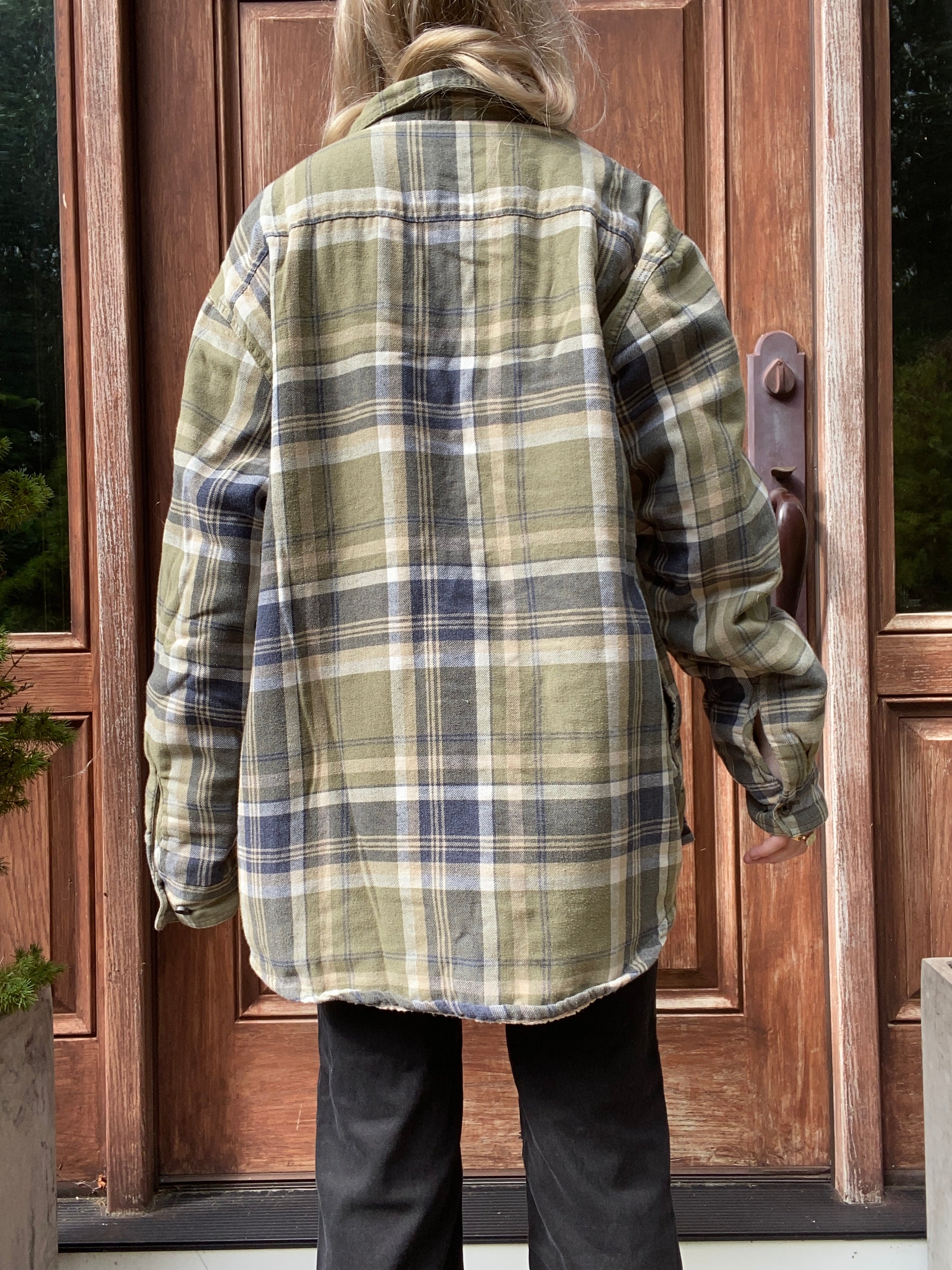 (M/L) Sherpa Lined Wrangler Flannel