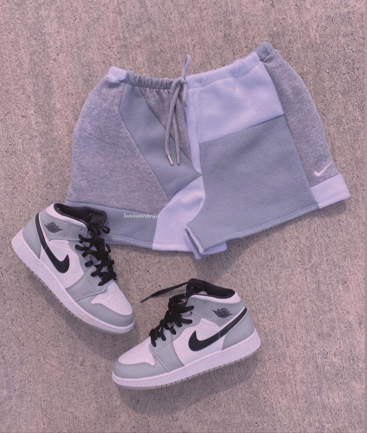 (M/L) Ice Blue Reworked Shorts