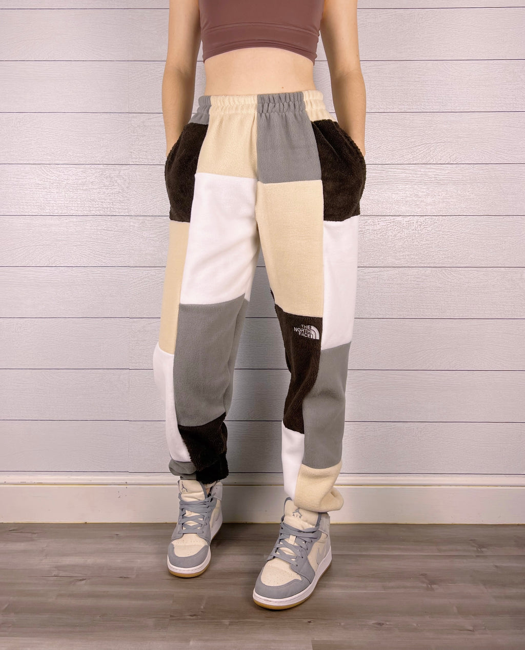 (S/M) Rustic Ash 1/1 Joggers +zipper pockets