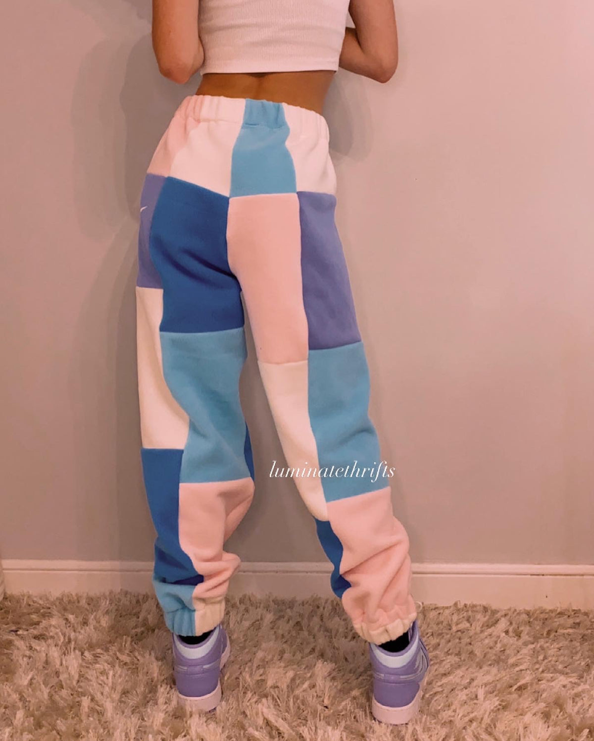 (S-M) Cotton Candy Reworked Joggers