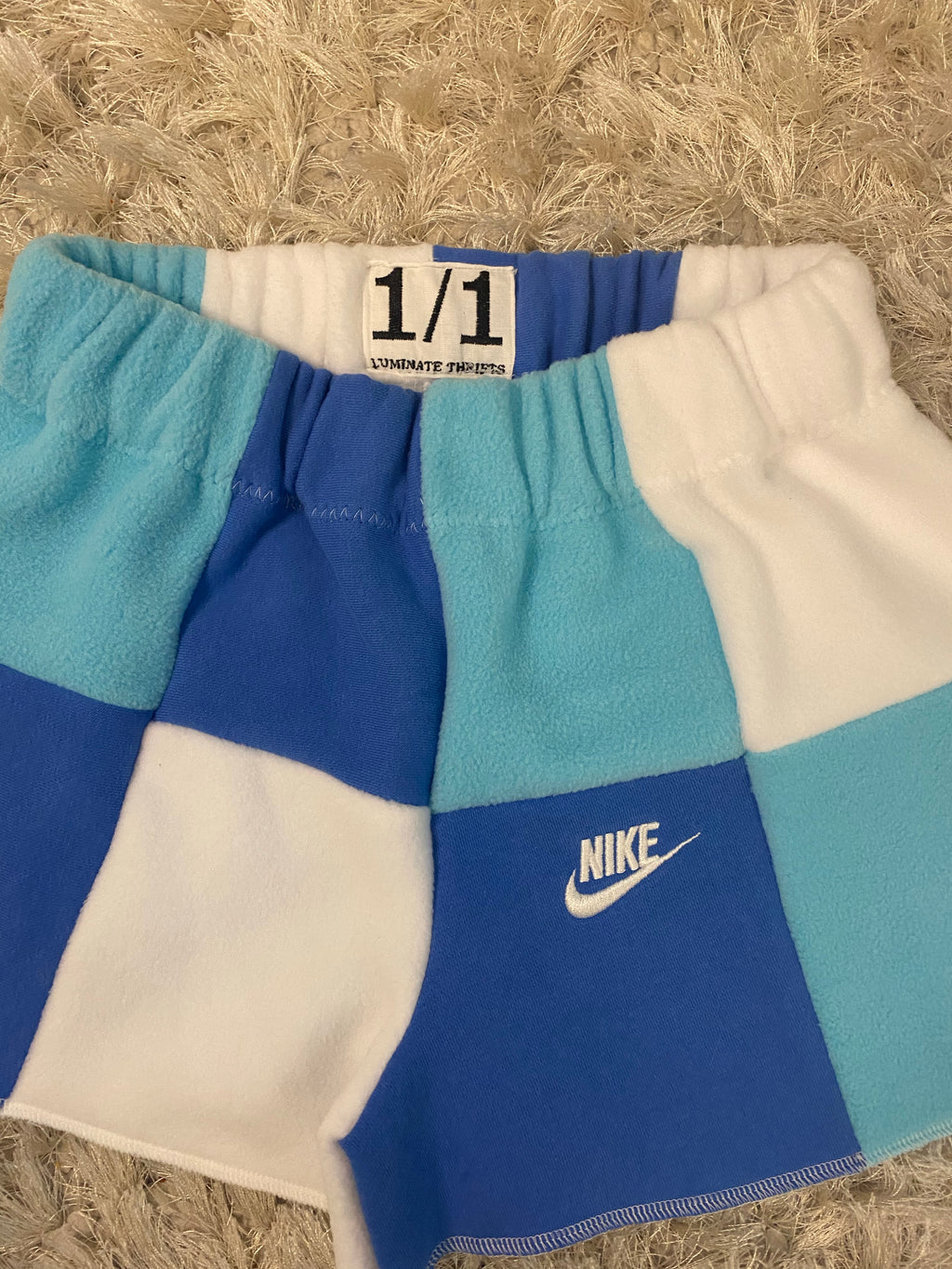 (xs/s) Sea Blue Reworked Shorts