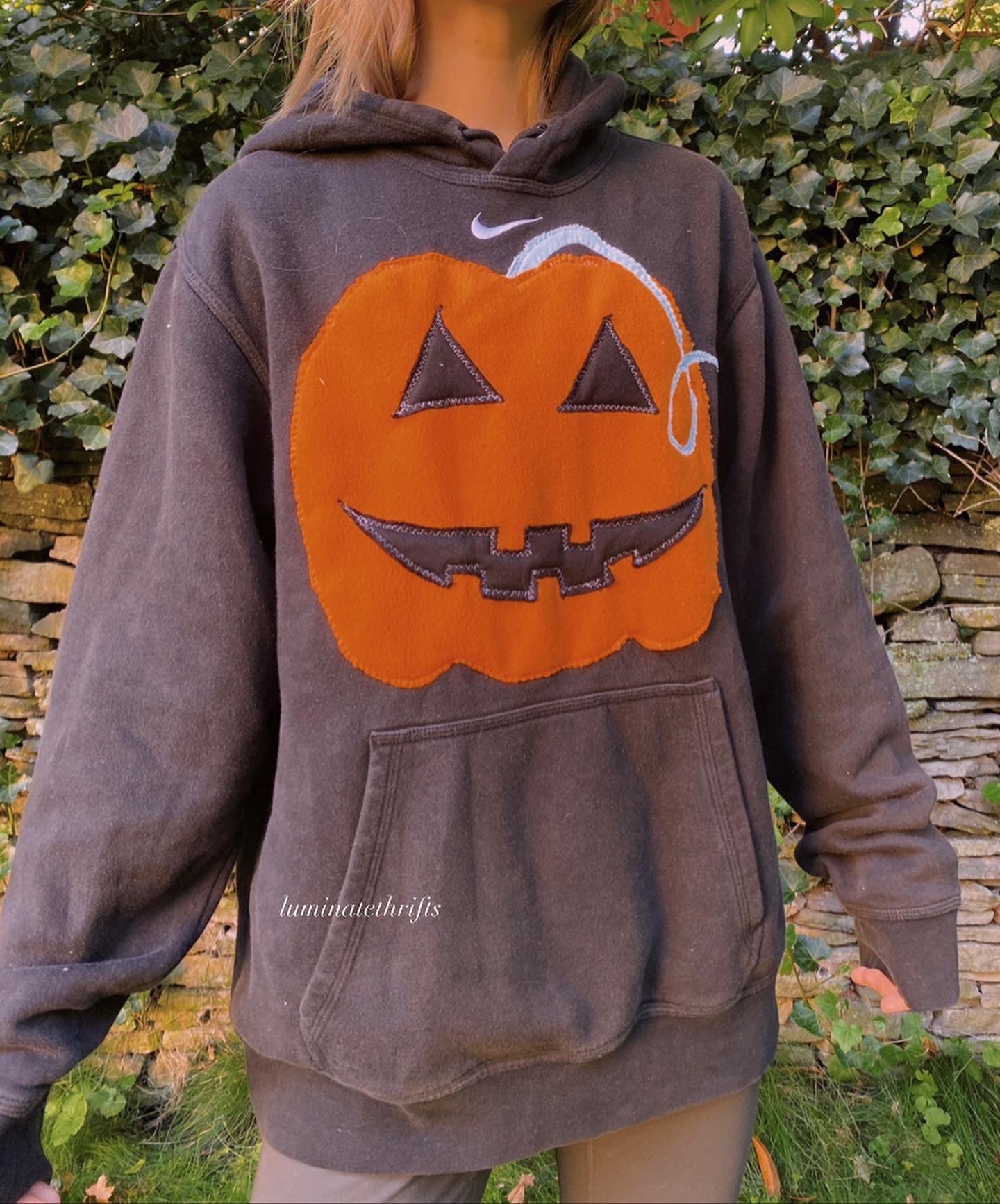 (M/L) Jack O’ Lantern Reworked Hoodie