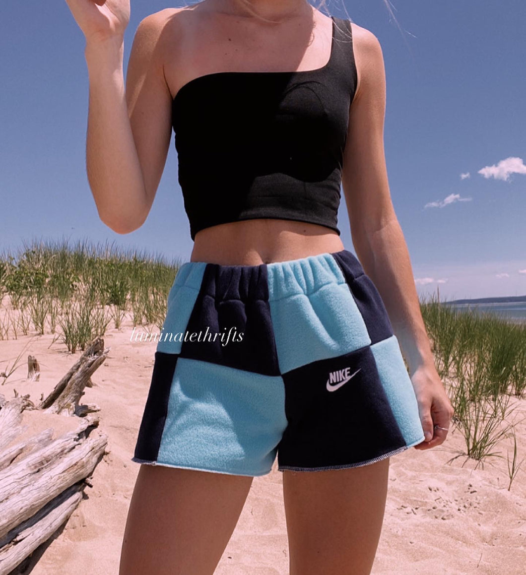 (XS-S) Glacier Blue Reworked Shorts