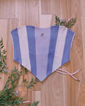 (S/M) Blackberry Cream Reworked Bustier