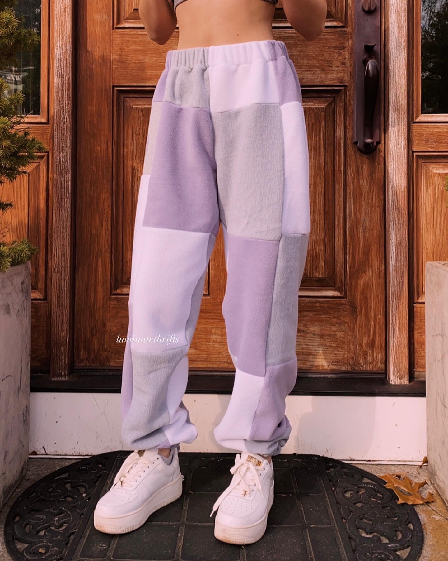 (M/L) Purple Cloud Reworked Joggers