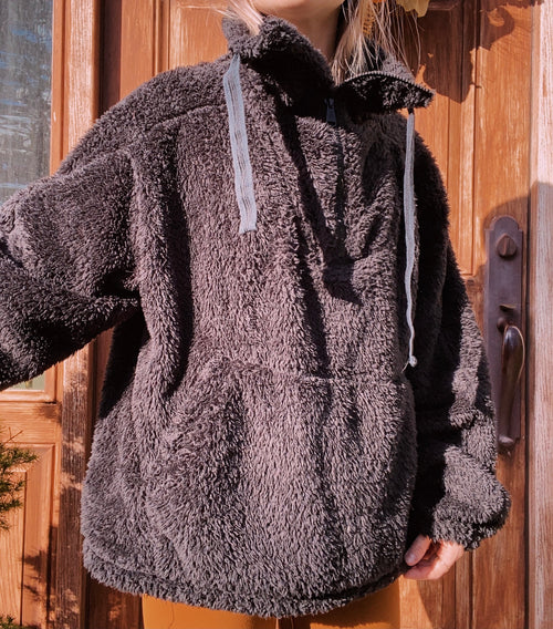 (L) Free People Movement Sherpa Sweatshirt