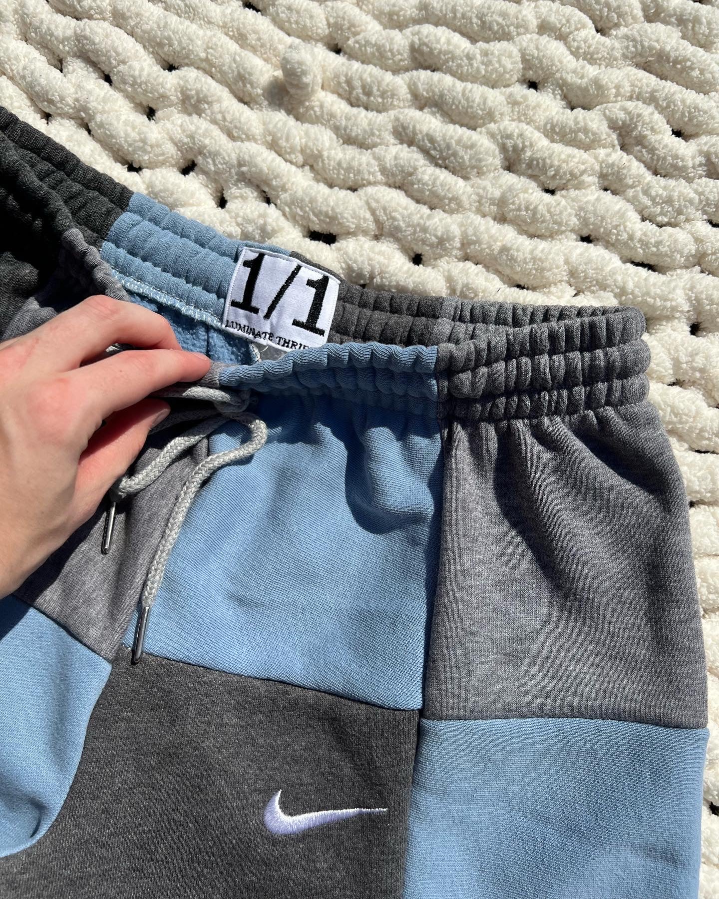(S/M) Rain Drop Reworked Shorts