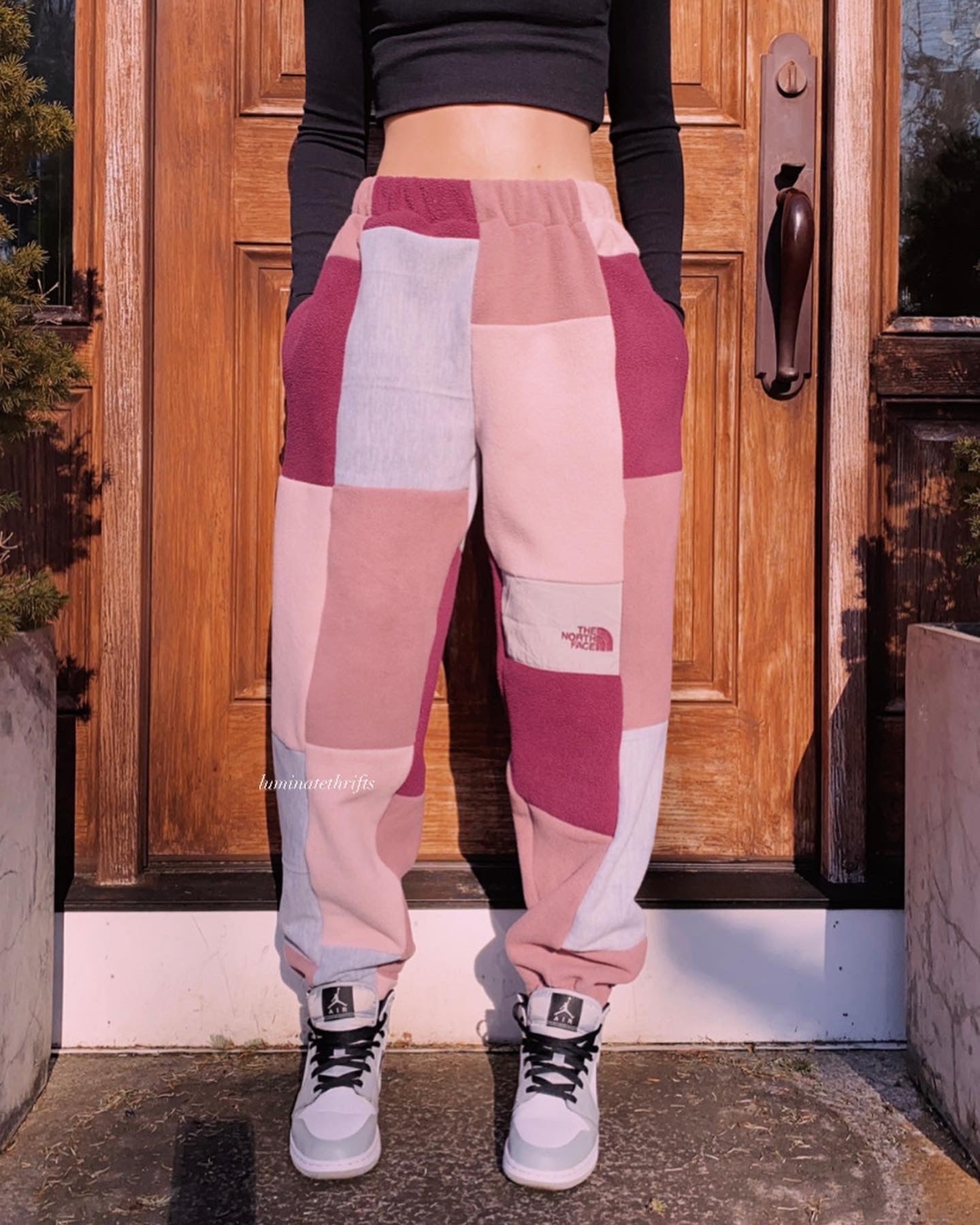 (S/M) Lush Plum Reworked Joggers