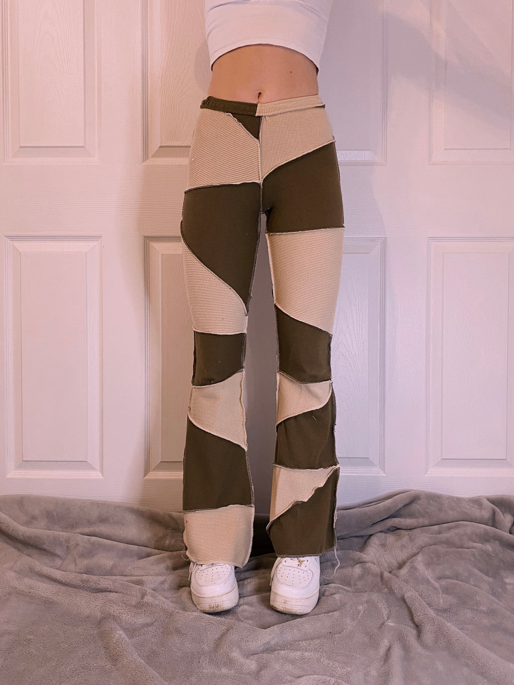 (XS/S) Brown Knit Flares