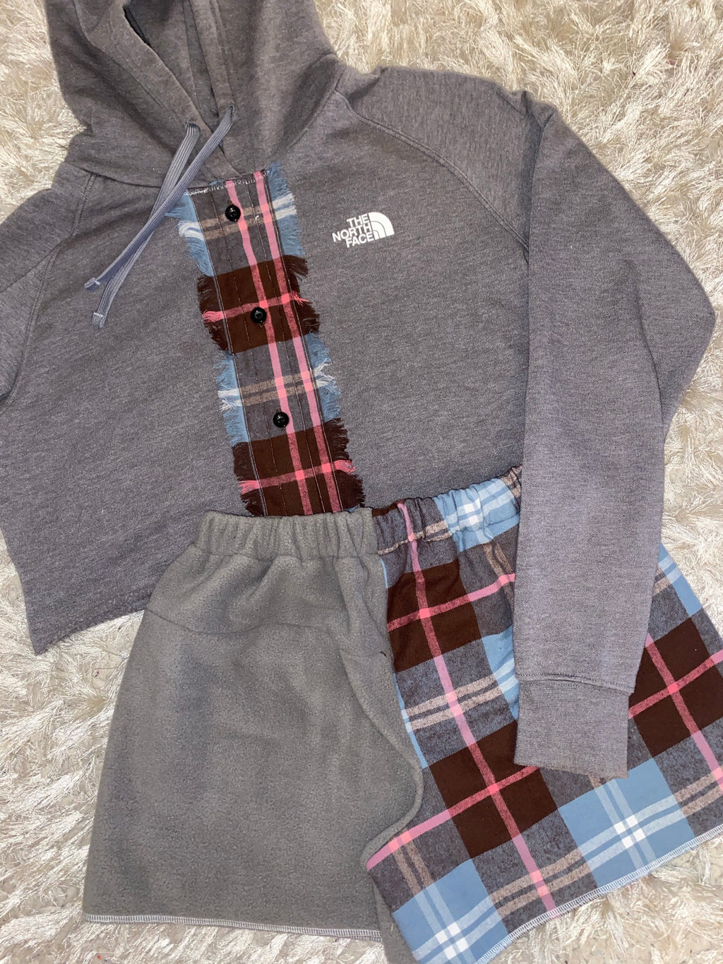 (XS-M) Matching Flannel Reworked Set