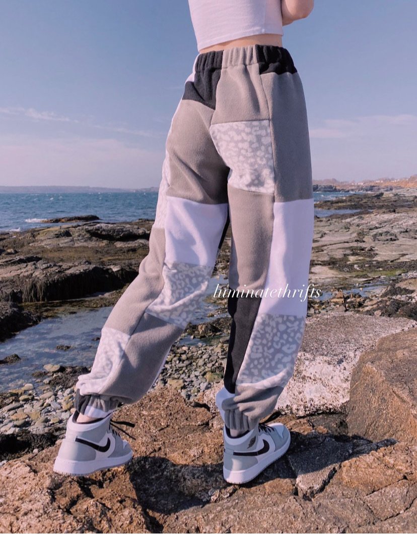 Diamond Special Edition Leopard Print Reworked Joggers