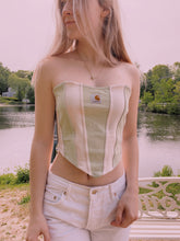 Load image into Gallery viewer, (S/M) Pistachio Reworked Bustier
