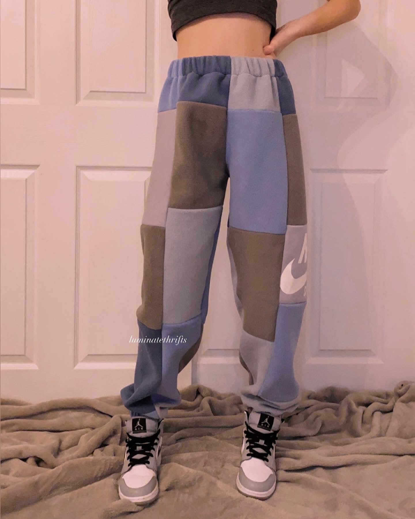(S/M) Dark Seafoam Reworked Joggers