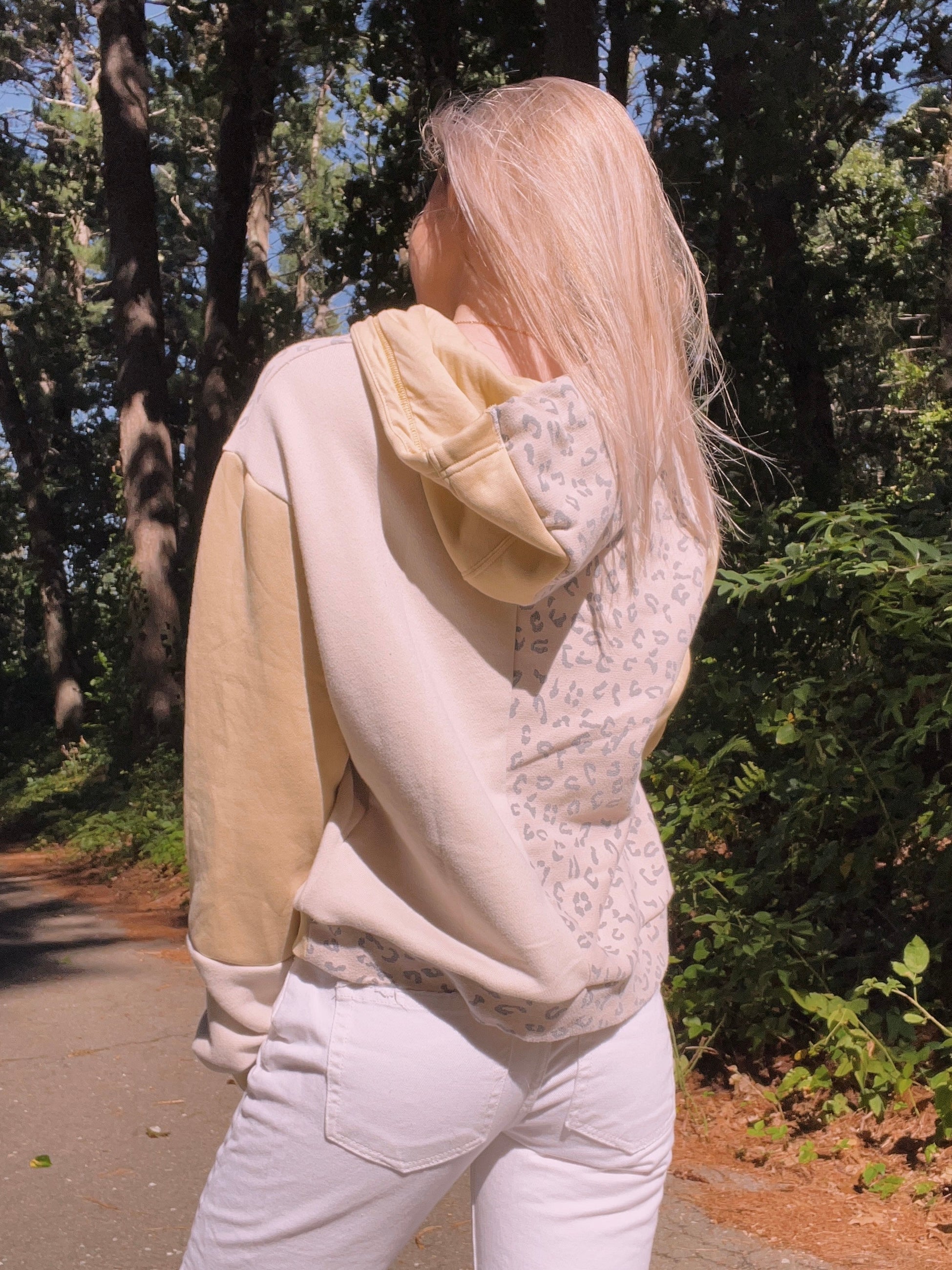 (L) Neutral Cheetah 1/1 Hoodie