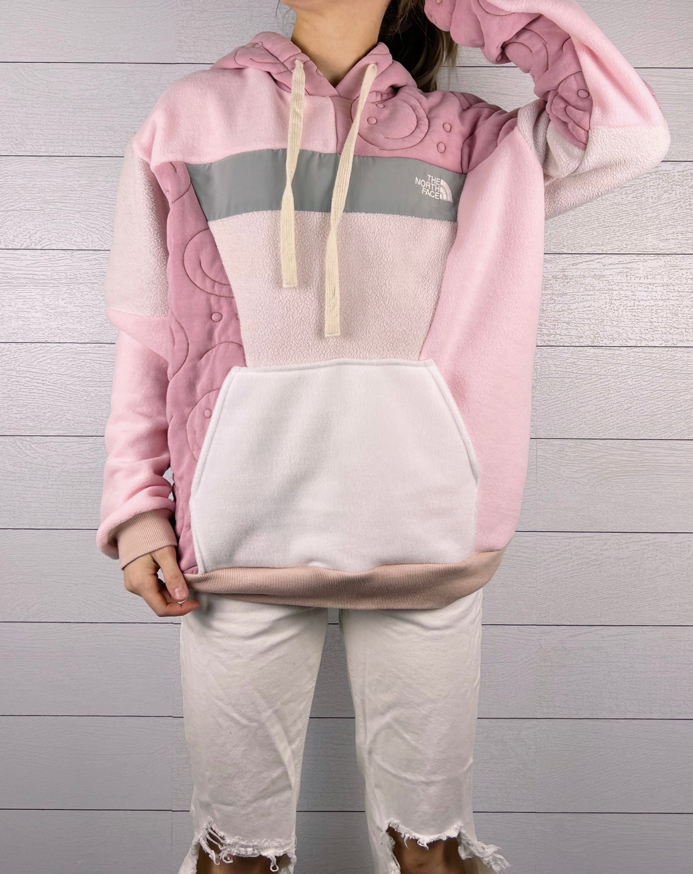 (L) Pink Smiley 1/1 Hoodie