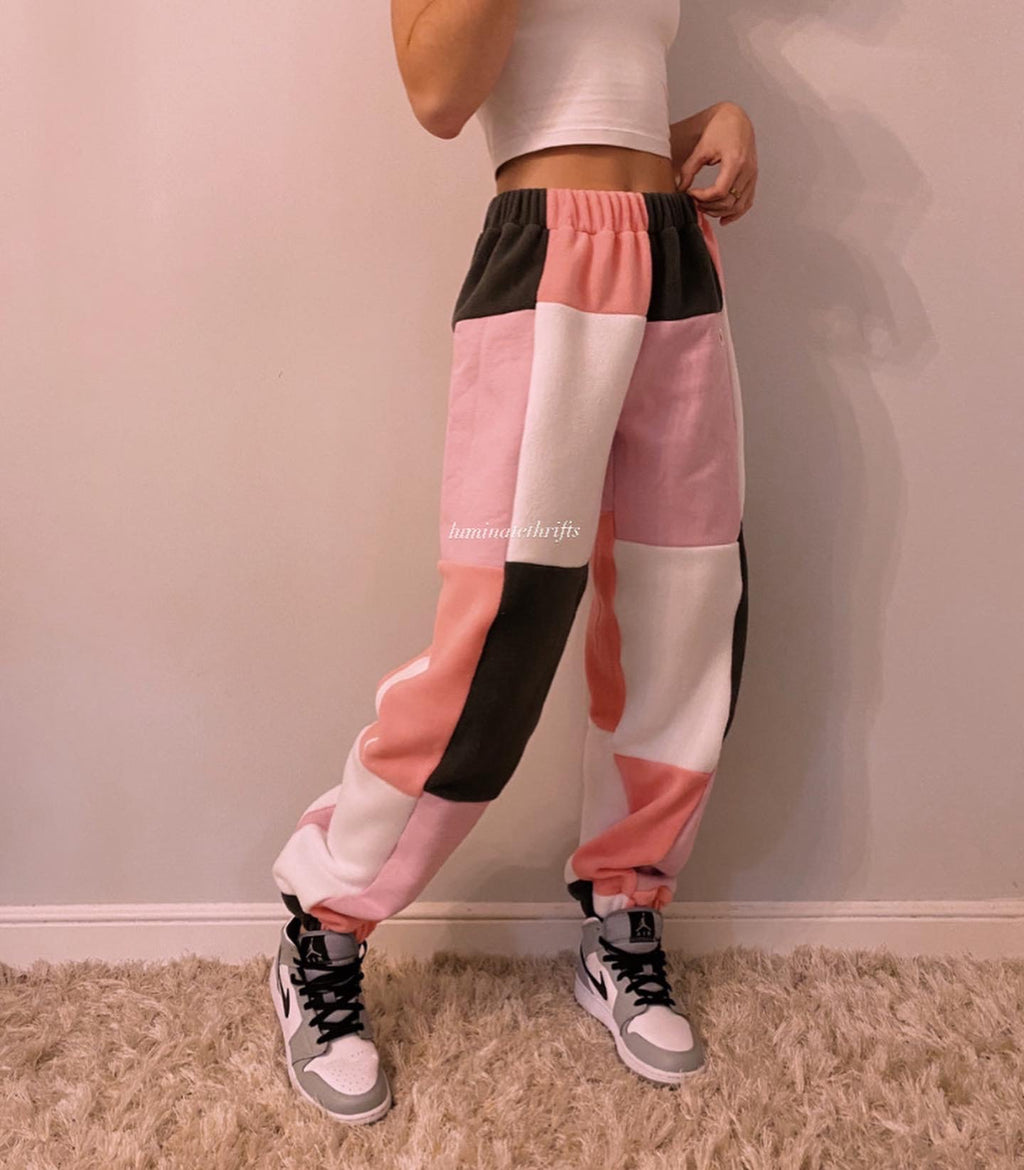 (XS-M) Bubblegum Shock Reworked Joggers