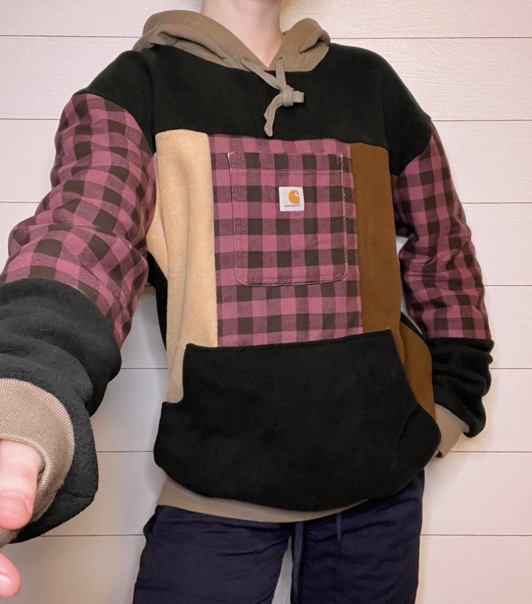 (M/L) Rustic Raspberry 1/1 Hoodie