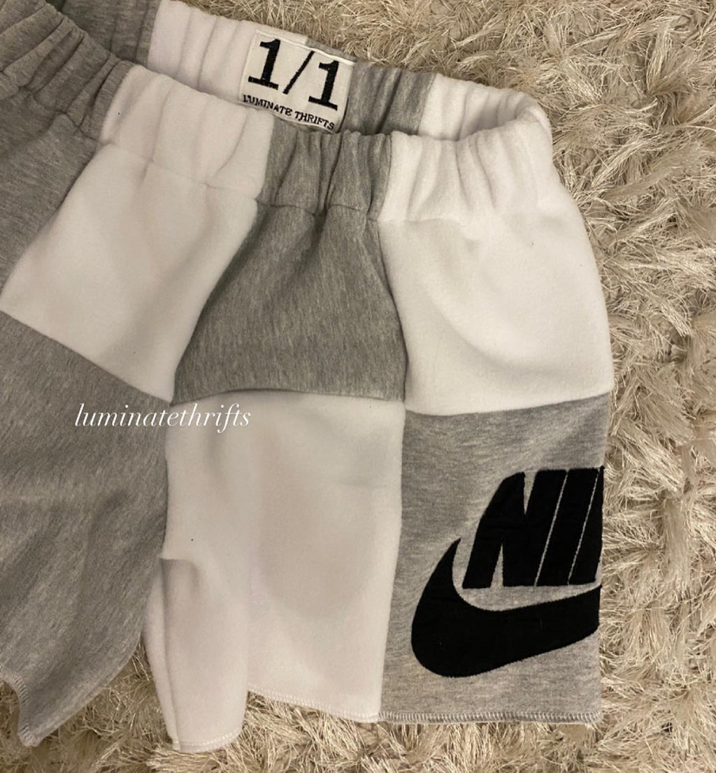 (S-M) Cloud Grey Reworked Shorts