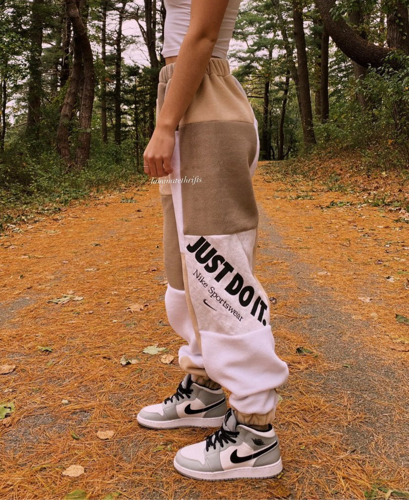 (XS-M) Neutral Rustic Reworked Joggers