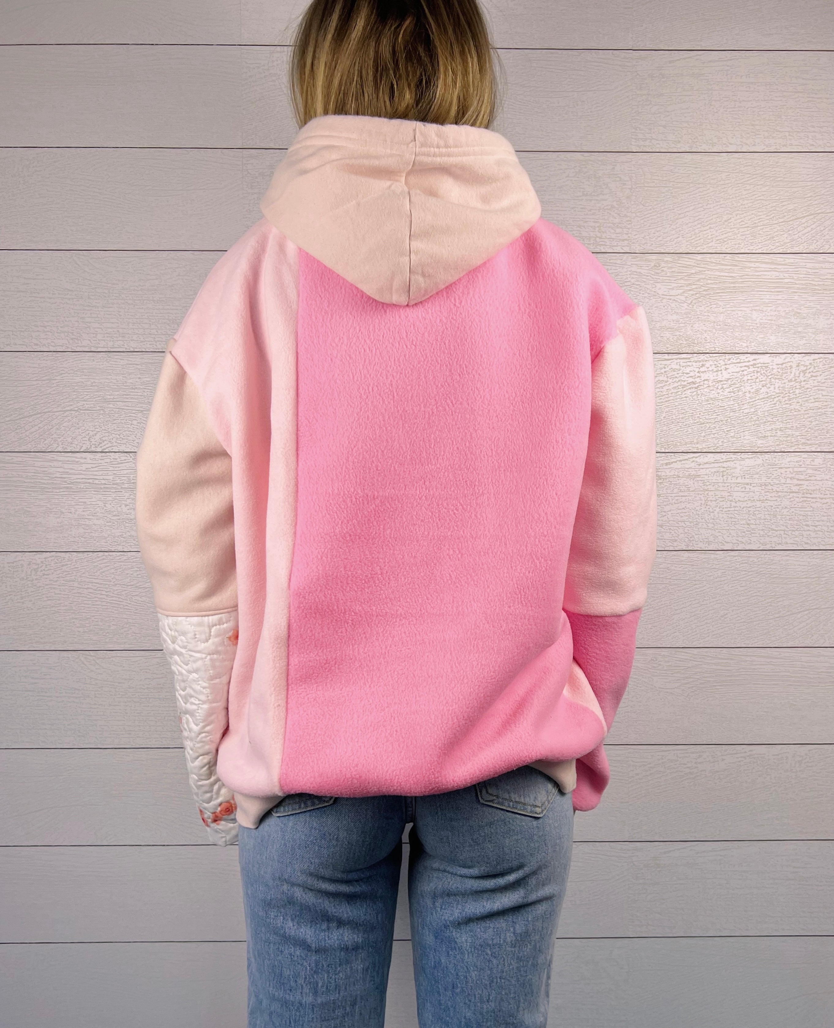 (L) Floral Quilt 1/1 Hoodie