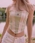 (S/M) Pistachio Reworked Bustier