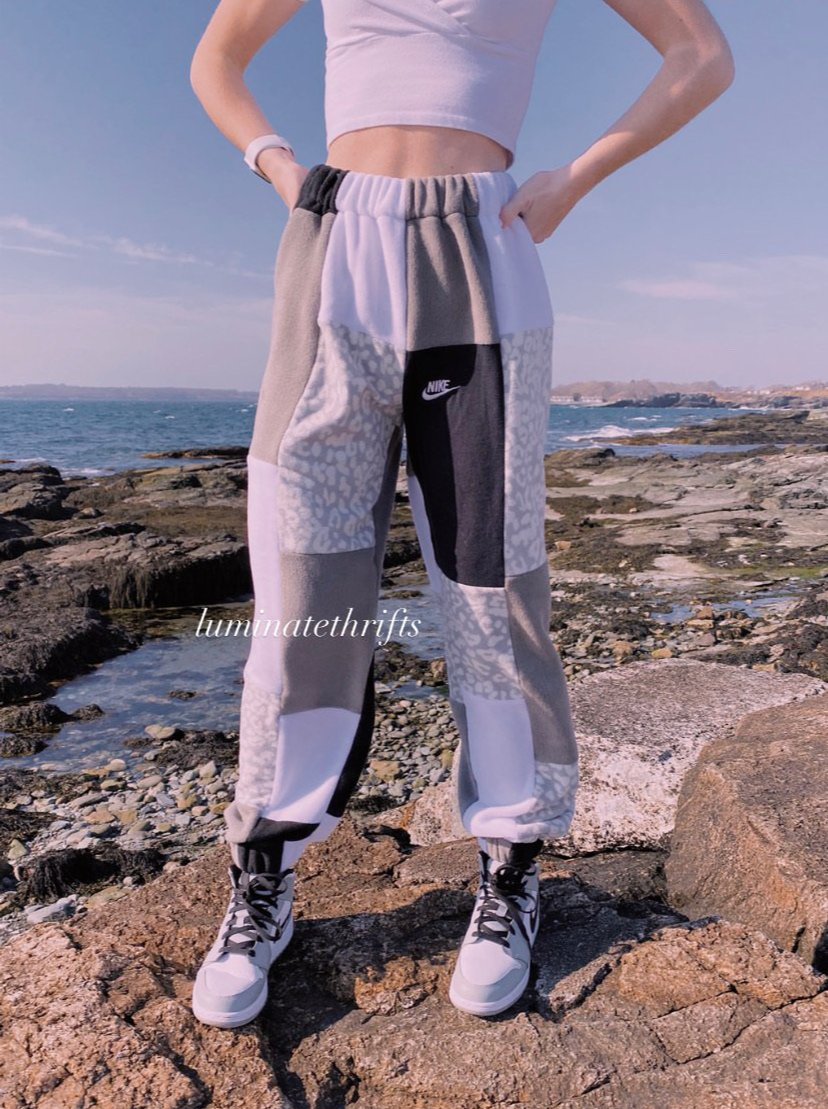 Diamond Special Edition Leopard Print Reworked Joggers