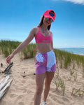 (XS/S) Pink Aloha Reworked Shorts