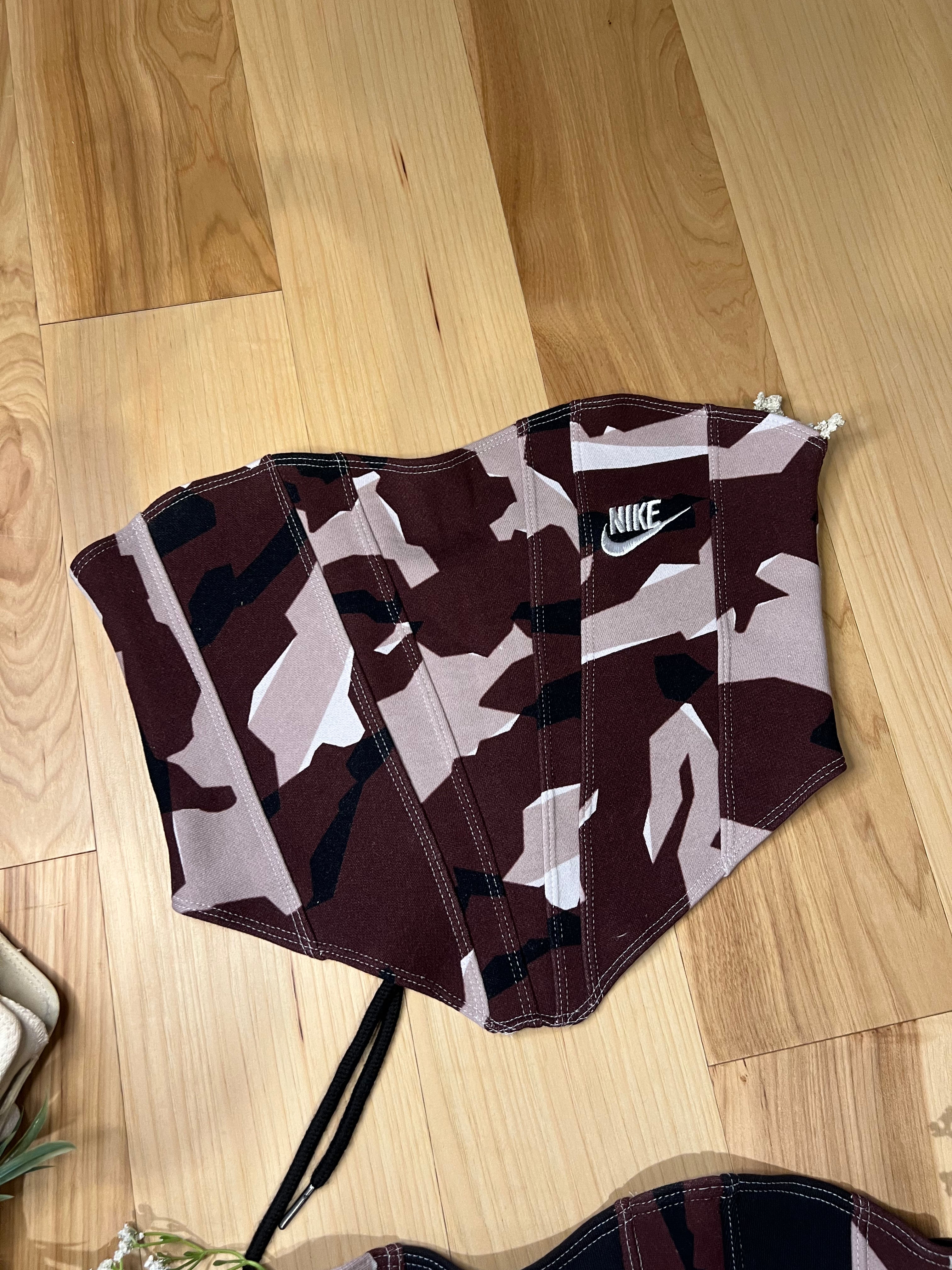 Red Camo Reworked Bustiers