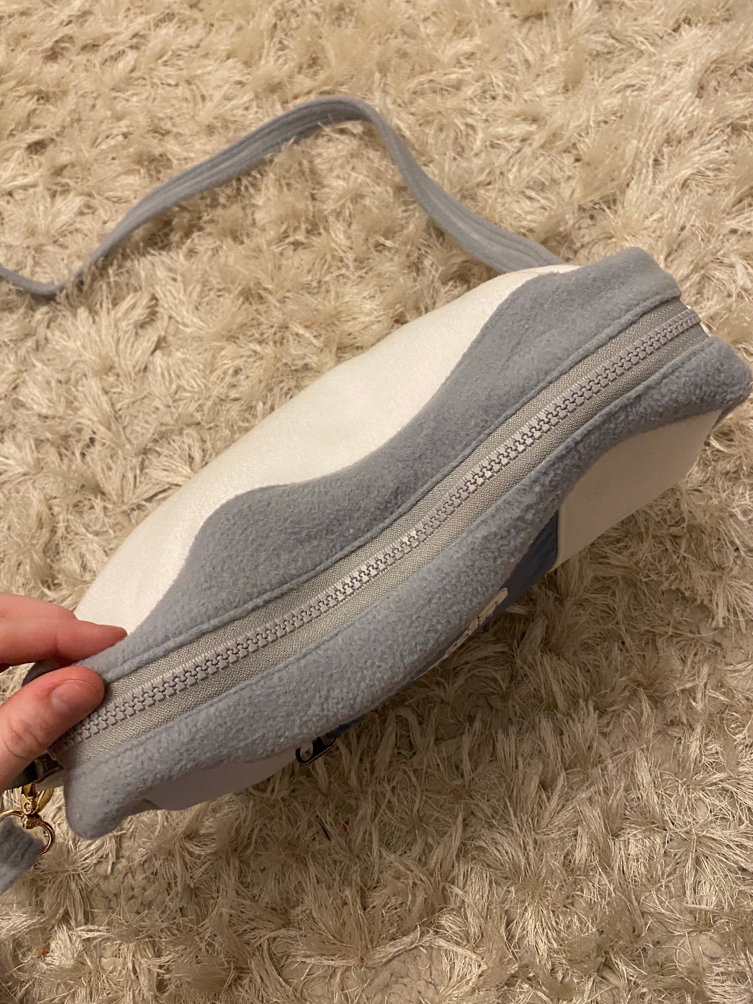 Sea Blue Reworked Pouch to Crossbody