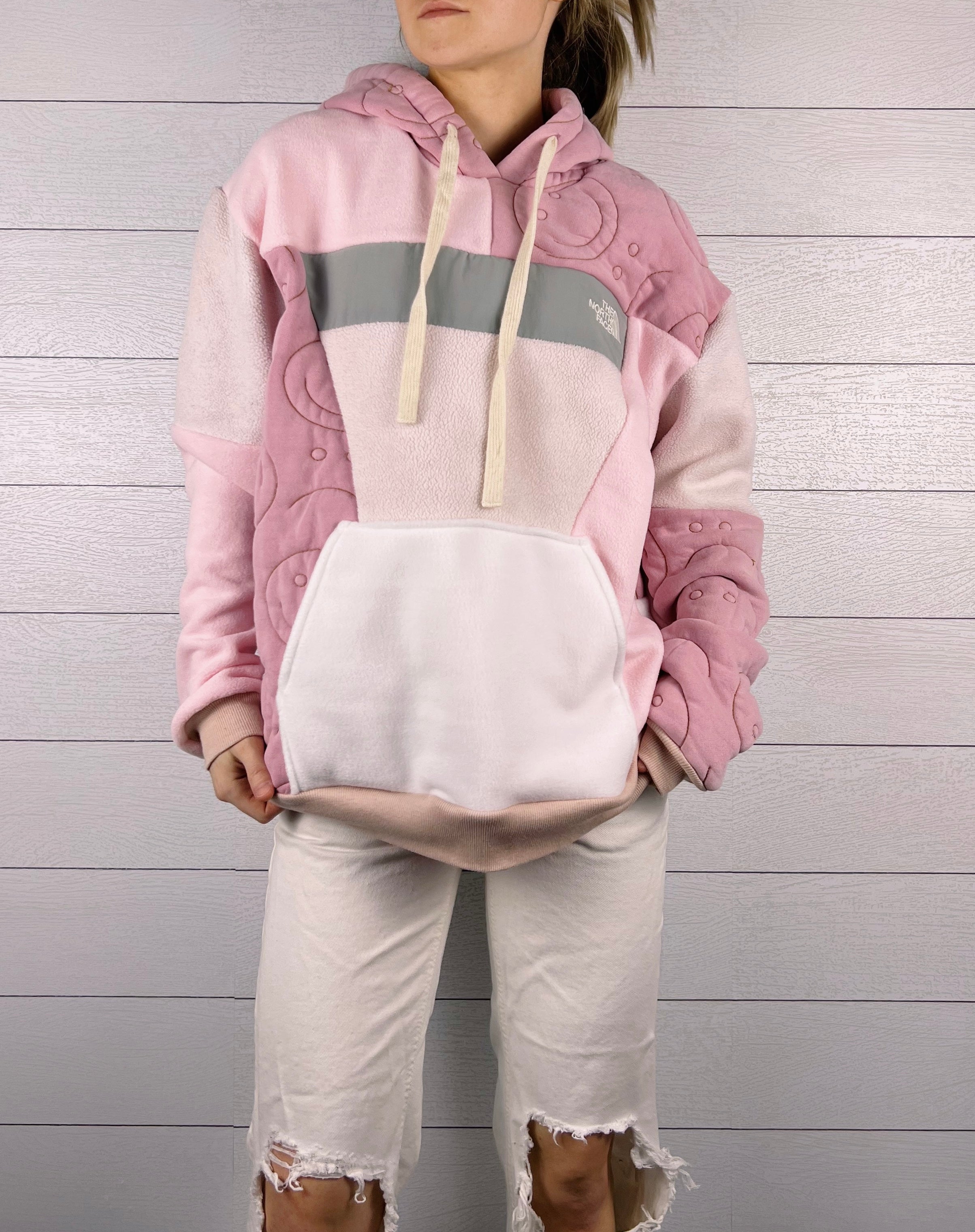 (L) Pink Smiley 1/1 Hoodie