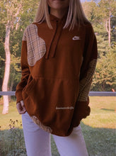 Load image into Gallery viewer, (M/L) Reworked Flannel Cow Hoodie

