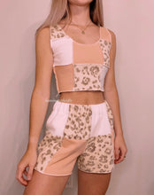 Load image into Gallery viewer, (XS-M) Pink Leopard Reworked Shorts Set
