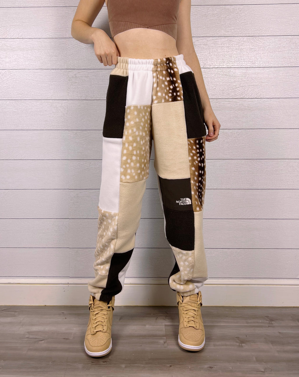 (S/M) Forest Fawn 1/1 Joggers +zipper pockets